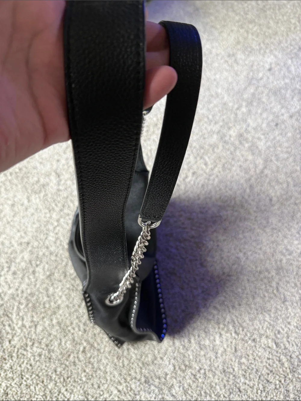 Michael Kors Black Leather Shoulder Bag